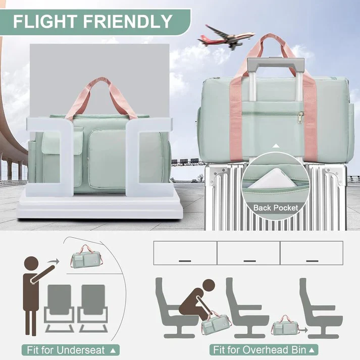 Water-Proof 6-Compartment Travel Bag (Unisex) - Image 10